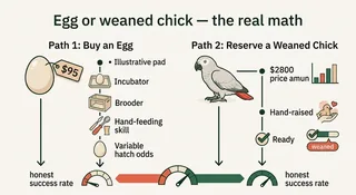 African Grey price — what you actually get