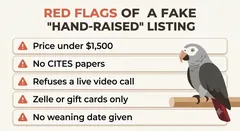 How to avoid African Grey parrot scams — Scam guide
