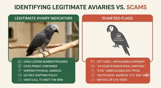 How to avoid African Grey parrot scams